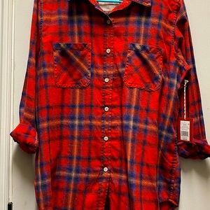 Plaid long sleeve shirt